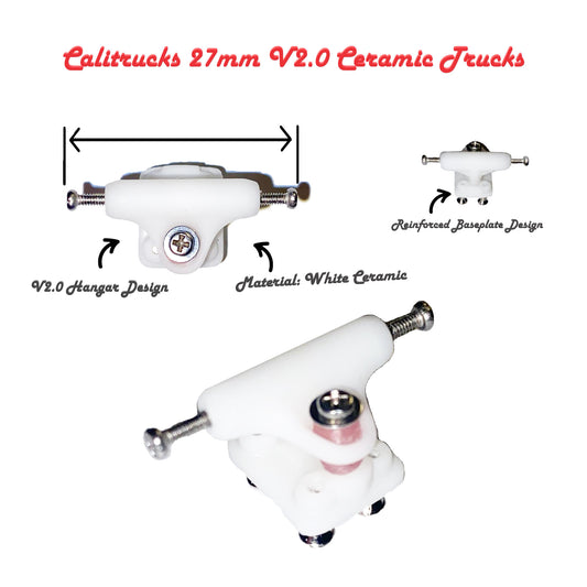 27mm V2.0 White Ceramic Calitrucks